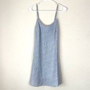 Mahina blue floral sun dress size medium